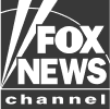 Fox News Channel logo in black and white.