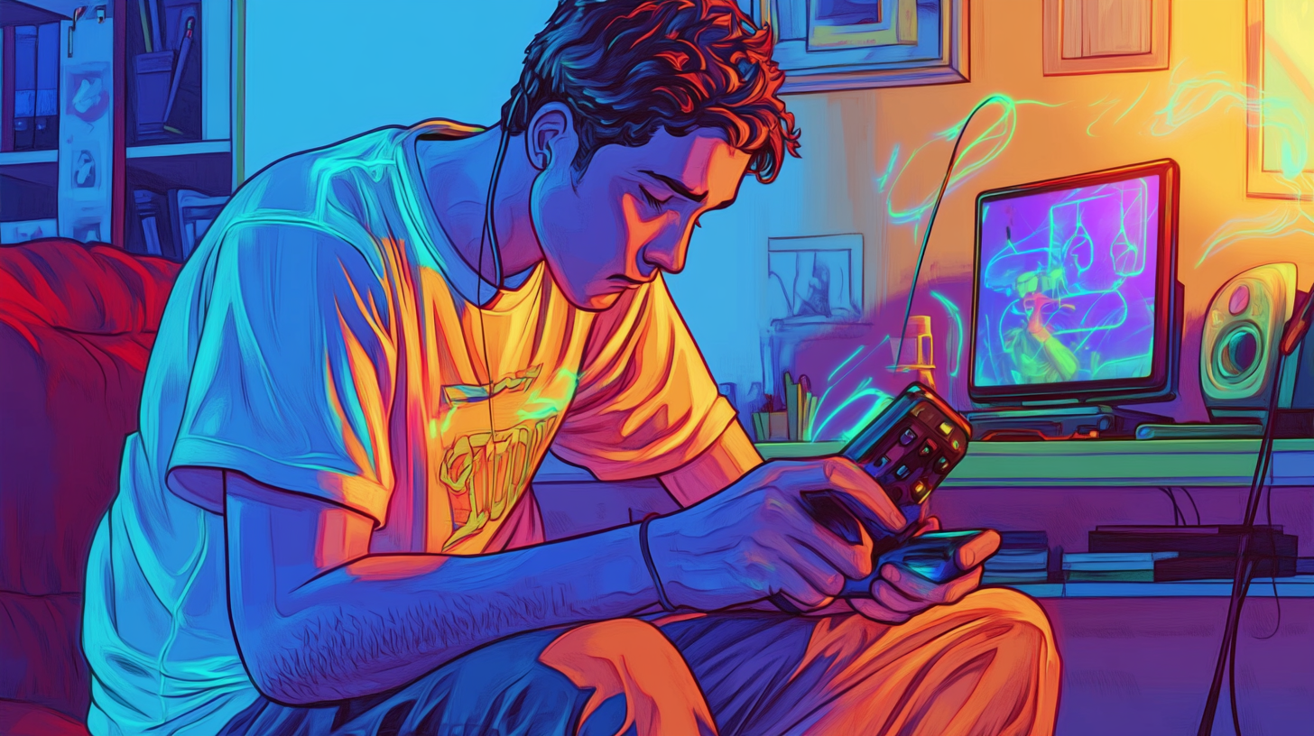 Player fine-tuning hotspot settings on a smartphone to stop lag
